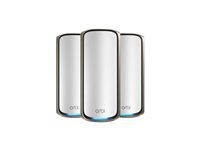 NETGEAR Orbi 970 series Quad-Band WiFi 7 Mesh System White 27Gbps 3 pieces 1year