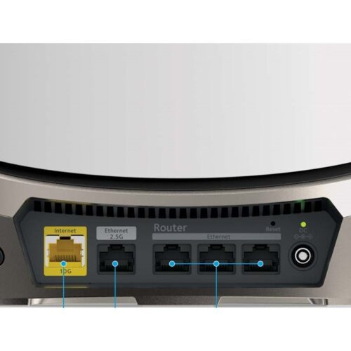 NETGEAR Orbi Quad-Band WiFi6 Mesh-Ready Router AXE11000 RBRE960