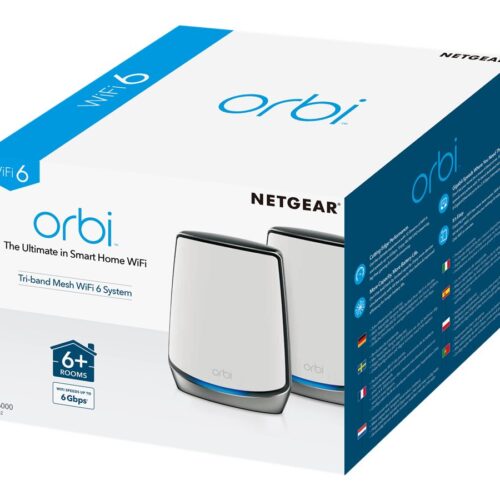 NETGEAR Orbi WLAN 6 Tri-Band Mesh WLAN System AX6000