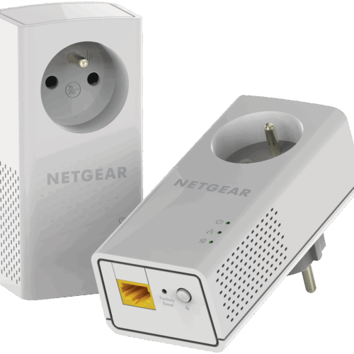 NETGEAR Pack de 2 CPL Gigabit 1000Mbps avec Prise filtree