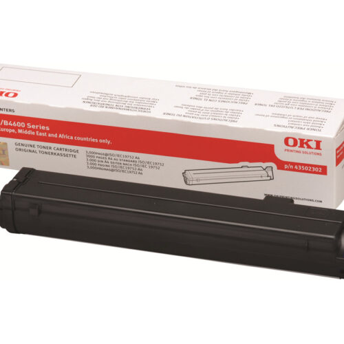 OKI B4400, B4600 cartouche de toner noir capacité standard 3.000 pages pack de 1