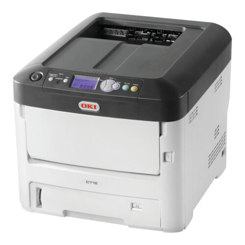 OKI C712dn Imprimante A4 Couleur – 1200 x 600 dpi – Recto Verso – LED  34 ppm (couleur) / 36 ppm (Mono)