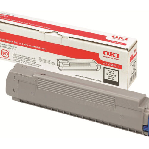 OKI C8600, C8800 cartouche de toner noir capacité standard 6.000 pages pack de 1