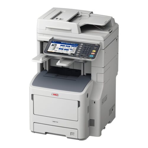 OKI MB770dnvfax MFP mono Printer A4 52ppm print scan copy fax