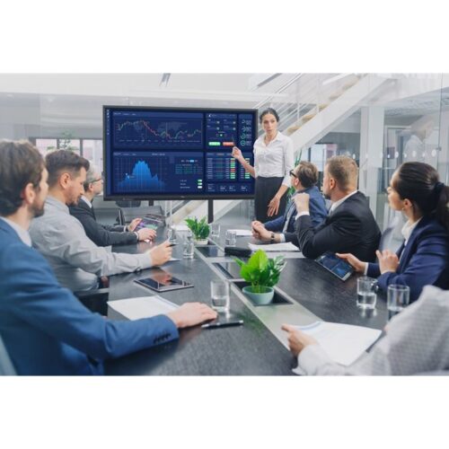 OPTOMA 3652RK ENI Monitor 65p 4K UHD 3840×2160 Multitouch 20pts 400cd/m2 4GB/32GB 6ms Angle Of Vision 178 Pen Holder Speakers