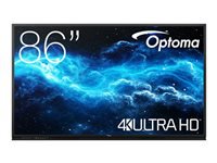 OPTOMA 3862RK ENI Monitor 86p 4K UHD 3840×2160 Multitouch 20pts 400cd/m2 4GB/32GB 6ms Angle Of Vision 178 Pen Holder Speakers