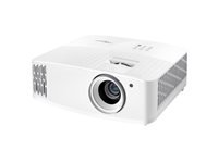 OPTOMA 4K400x UHD 4K (3840 x 2160) – 4000 lm – 1 000 000:1 –  TR: 1.5:1 ~ 1.66:1 – 2H – 1 SPDIF – 1 USB-A power – HP 1x10W – blanc