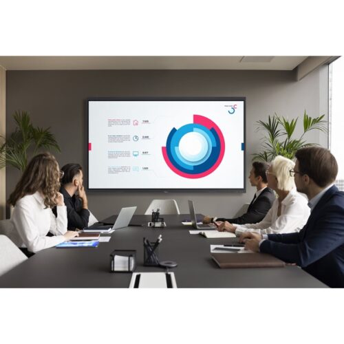 OPTOMA 5863RK 86p 400cd/m2 UHD Interactive 4K Multi-Touch-Display Android 13 Integrated Google Play Store