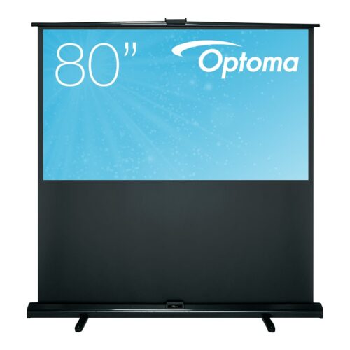 OPTOMA DP-8080MWL Ecran de projection Portable 80″ – 16:9 – 177 x 99,5cm – Gain 1.0