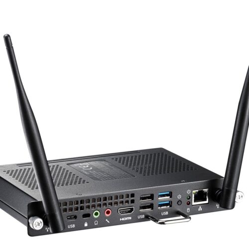 OPTOMA Mini-PC OPS Intel Core i7-10510U 8Go DDR4 256Go SSD 802.11 a/b/g/n/ac/ax 1x HDMI out VGA 2x USB 3.0 2x USB2 1x USB-C
