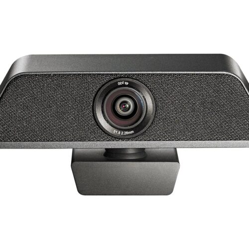 OPTOMA Webcam SC26B Plug & Play Résolution 4K à 30fps HDR grand angle de 120 face detection built-in multi-directional