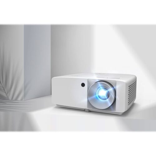 OPTOMA ZH350 FHD 1920×1080 3600lm Laser Projector 300 000:1 TR 1.48:1 1.62:1 2HDMI USB-A Power Audio 3.5mm 3Kg White