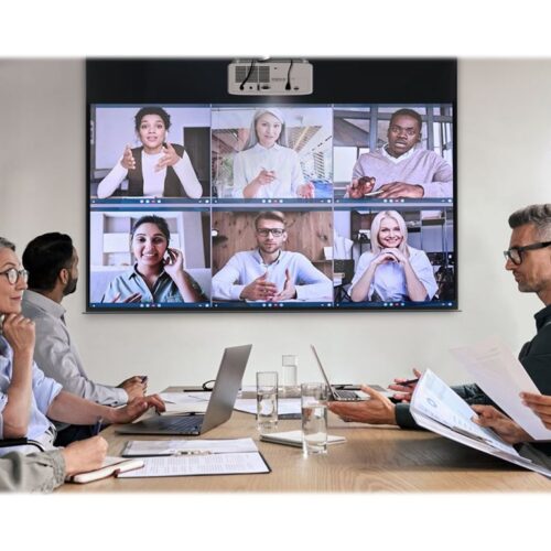OPTOMA ZH350 FHD 1920×1080 3600lm Laser Projector 300 000:1 TR 1.48:1 1.62:1 2HDMI USB-A Power Audio 3.5mm 3Kg White