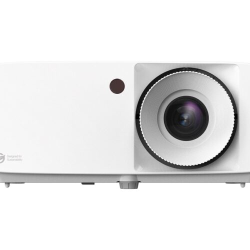 OPTOMA ZH420 FHD 1920×1080 4300lm Laser Projector 300 000:1 TR 1.12:1 1.47:1 2HDMI 1 RJ45 USB-A Power Audio 3.5mm 3Kg White