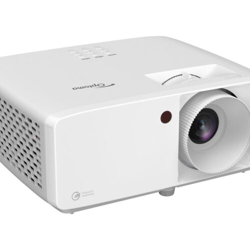 OPTOMA ZH420 FHD 1920×1080 4300lm Laser Projector 300 000:1 TR 1.12:1 1.47:1 2HDMI 1 RJ45 USB-A Power Audio 3.5mm 3Kg White
