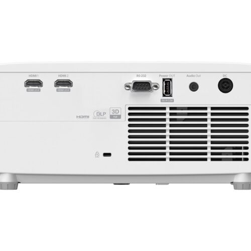 OPTOMA ZW350e WXGA 1280×800 4000lm Laser Projector 300000:1 TR 1.54:1 1.72:1 2H USB-A Power HP 1x 15W 3Kg Blanc