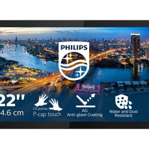 PHILIPS 222B1TFL/00 22p 16:9 IPS FHD 60Hz 400cd/m2 D-SUB DVI HDMI DP 2xUSB3.2