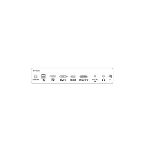 PHILIPS 222B9TA 21.5p FHD Touch 16:9 VA 60Hz HAS 184 D-SUB DVI HDMI 1.4 DP 1.2