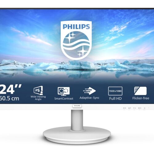 PHILIPS 241V8AW/00 23.8p IPS 1920×1080 16:9 HDMI D-SUB White