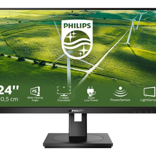 PHILIPS 242B1G/00 23.8p IPS FHD 1920×1080 1000:1 250cd/m2 75Hz 4ms D-Sub DVI HDMI 1xUSB-B 4xUSB 3.2