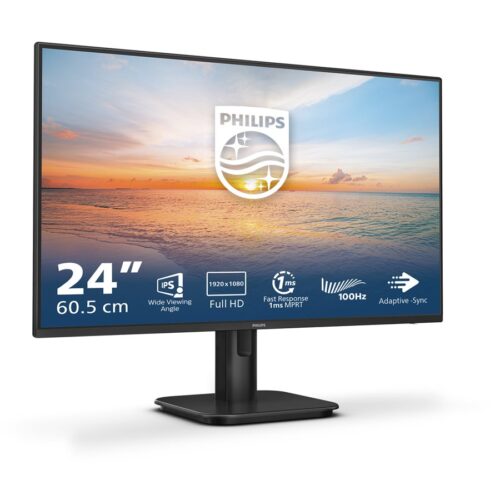 PHILIPS 24E1N1100A/00 23.8p 1920×1080 16:9 1ms 250cd/m2 HDMI VGA Black