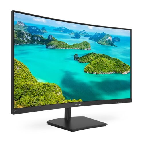 PHILIPS 271E1SCA/00 LCD CURVED 27p 16/9 VA FHD 1920×1080 75Hz 4ms 250 cd/m2 VGA HDMI Speakers 3Watt VESA 100