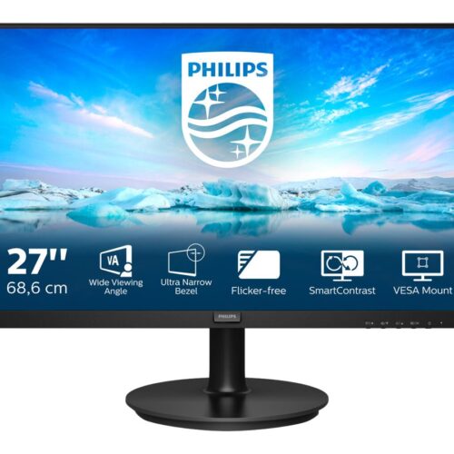 PHILIPS 271V8L/00 27p VA LCD FHD 1920×1080 16:9 3000:1 250cd/m2 4ms VGA HDMI