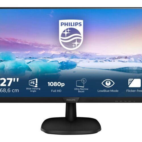 PHILIPS 273V7QDSB/00 27inch 1920×1080 IPS 4ms GtG HDMI/DVI/VGA VESA ULTRA NARROW BEZEL