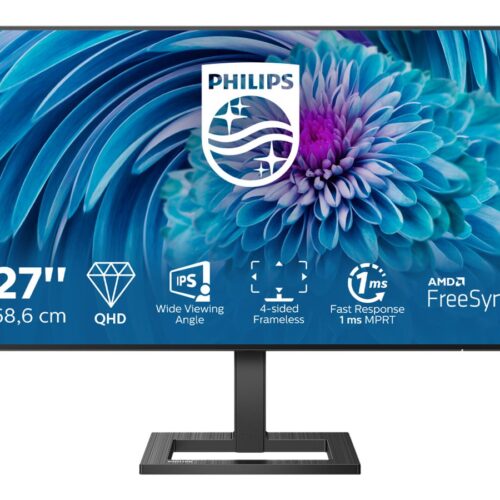 PHILIPS 275E2FAE/00 E-Line 27p IPS Flat 2560×1440 16:9 1000:1 350cd/m2 75Hz 1ms MRPT SPEAKERS DP 2xHDMI VESA 100×100