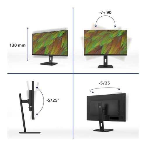 PHILIPS 27B1N3800/00 Ecran 27p UHD LED 16:9 IPS 60Hz 2xHDMI 2.0 DP 1.4