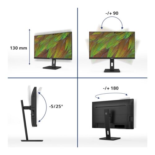 PHILIPS 27B1U3900/00 Ecran 27p UHD LED 16:9 IPS 60Hz 2xHDMI 2.0 DP 1.4 UBS-C