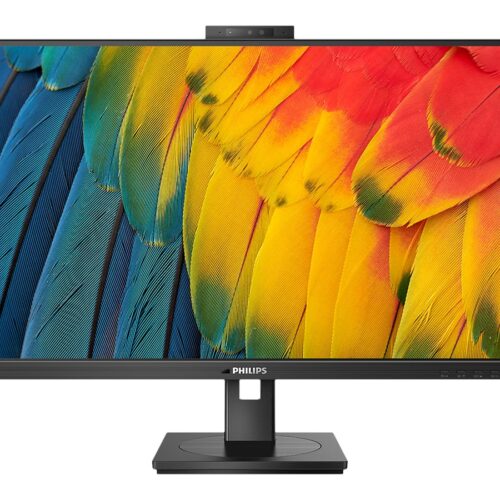 PHILIPS 27B1U5601H/00  27in – 2560 x 1440 QHD 75 Hz – IPS – 350 cd/m² – 4 ms – HDMI, DisplayPort, USB-C – haut-parleurs – WEBCAM