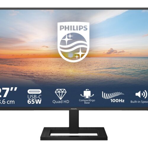 PHILIPS 27E1N1600AE/00 27p 2560×1440 IPS 100Hz HDMI DP USB-C
