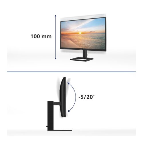 PHILIPS 27E1N1800AE/00 27p IPS 4K UHD 60Hz 350cd/m2 4ms 2xHDMI2.0 DP Speakers Pivot