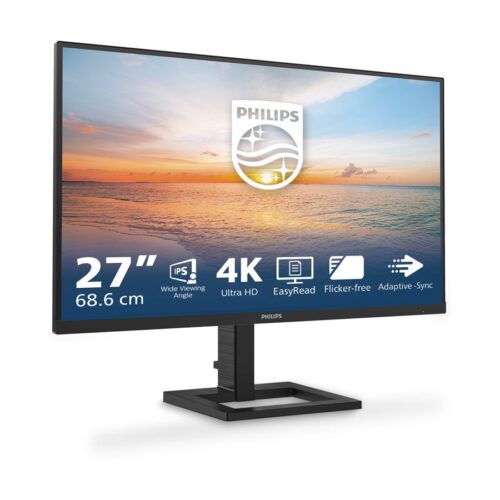 PHILIPS 27E1N1900AE/00 27p IPS 4K UHD 60Hz 350cd/m2 4ms 2xHDMI2.0 USB Type C PD65W USB HUB Speakers Height Adj.