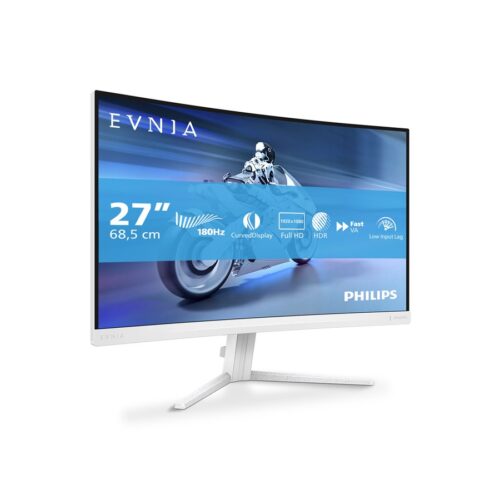 PHILIPS 27M2C5201L/00 27p Curved Gaming Monitor 1920×1080 180Hz 1ms 2xHDMI DP white