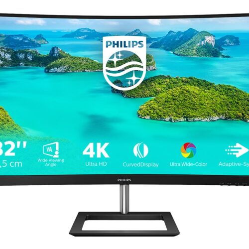 PHILIPS 328E1CA/00 – 31.5pcs – INCURVE – 4K- MVA – VGA – HDMI – DP -AUDIO