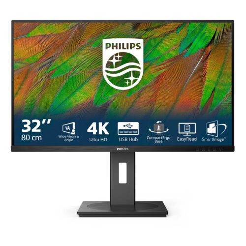 PHILIPS 32B1N3800/00 Ecran 31.5p UHD LED 16:9 VA 60Hz 2xHDMI 2.0 DP 1.4