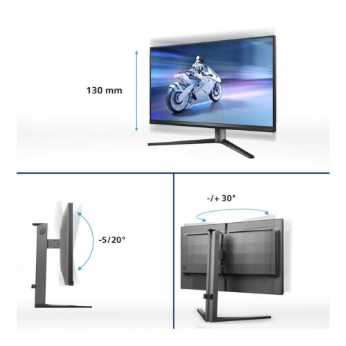 PHILIPS 32M2N6800M/00 31.5p IPS 4K UHD MiniLED 144Hz 1250cd/m2 1ms 2xHDMI2.1 DP USB HUB Height Adj.