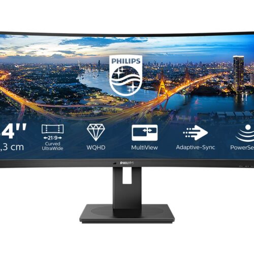 PHILIPS 345B1C/00 34inch 3440×1440 CURVED VA 5ms GtG HAS DP/HDMI USB HUB Speakers VESA PowerSensor LightSensor