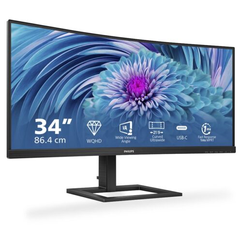 PHILIPS 346E2CUAE/00 34p Curved VA WLED 3440×1440 21:9 300cd/m2 4ms 100Hz HDMI DP1.2