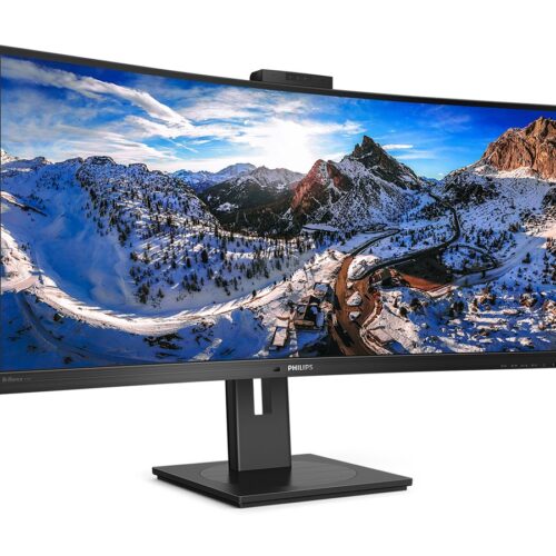 PHILIPS 346P1CRH/00 UWQHD, Curved, 34p, VA, Webcam, 100Hz, 4ms, Adaptive Sync, Docking USB-C, USB-C Port, DP, HDMI, Height adj. HP