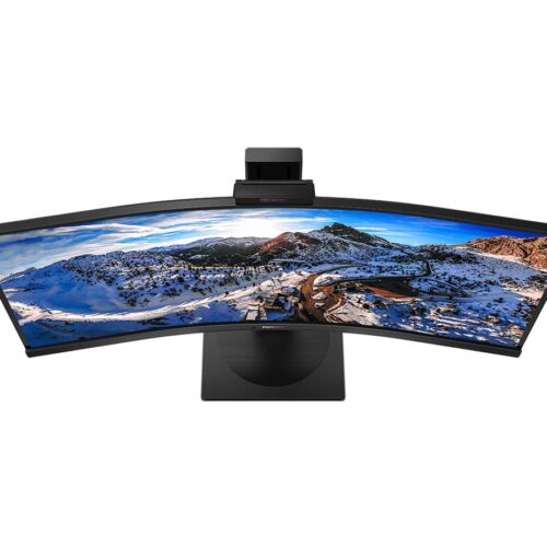 PHILIPS 346P1CRH/00 UWQHD, Curved, 34p, VA, Webcam, 100Hz, 4ms, Adaptive Sync, Docking USB-C, USB-C Port, DP, HDMI, Height adj. HP