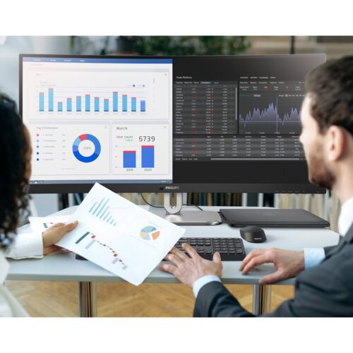 PHILIPS 34B2U5600C/00 34p 3440×1440 120Hz VA CURVED H/A tbu MM ULTRAWIDE USB-C DOCKING DISPLAY RJ45 PD > 100 W USB HUB SPEAKERS