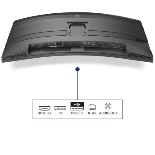 PHILIPS 34B2U5600C/00 34p 3440×1440 120Hz VA CURVED H/A tbu MM ULTRAWIDE USB-C DOCKING DISPLAY RJ45 PD > 100 W USB HUB SPEAKERS