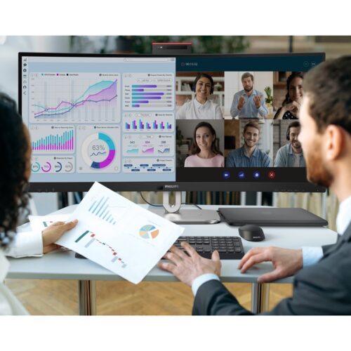 PHILIPS 34B2U6603CH 34p Curved 3440×1440 2xHDMI DP USB
