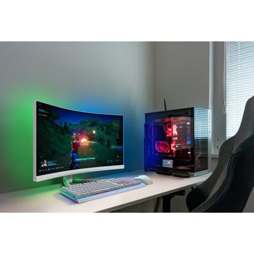 PHILIPS 34p 3440×1440 VA 130mm EVNIA 5000 Ambiglow Curved WQHD 180Hz Fast VA 1ms GtG HDR10 USB 4x USB 3.2