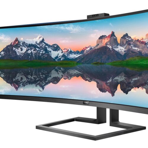 PHILIPS 499P9H/00 UWQHD, Curved,49p,VA,Webcam,70Hz, 5ms, Adaptive Sync, Docking USB-C, USB-C Port, DP, HDMI, Heightadj. HP