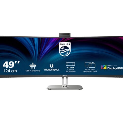 PHILIPS 49B2U6903CH/00 48.8p 5120×1440 VA Curved H/A 170mm SUPERWIDE USB-C 75Hz DP 2xHDMI USB HUB SPEAKERS webcam