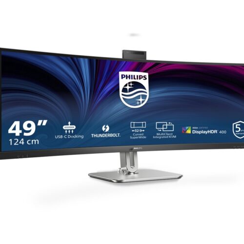 PHILIPS 49B2U6903CH/00 48.8p 5120×1440 VA Curved H/A 170mm SUPERWIDE USB-C 75Hz DP 2xHDMI USB HUB SPEAKERS webcam